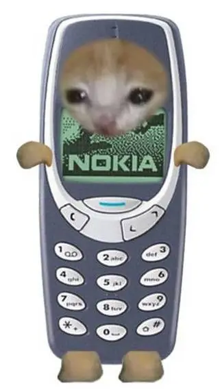 ai character: Nokia Cat background