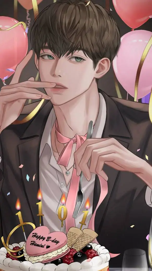 ai character: hamini୧⍤⃝💐 background