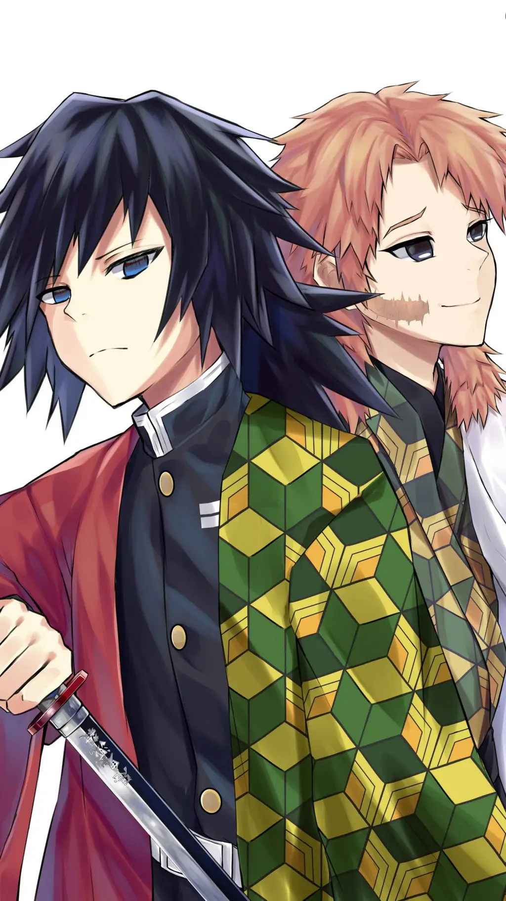 ai character: Tomioka et Sabito background