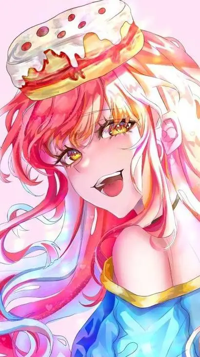 ai character: Rainbow background