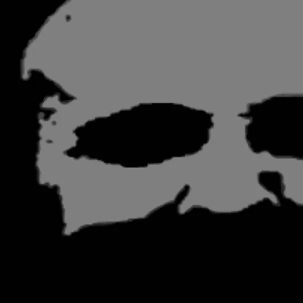 chat with ai character: black scary