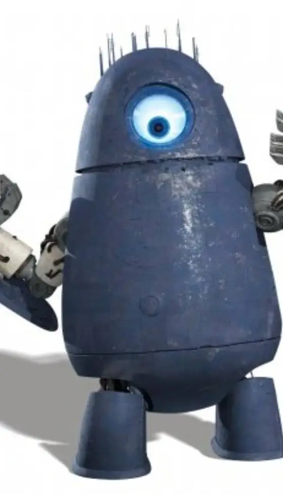 ai character: robot probes background