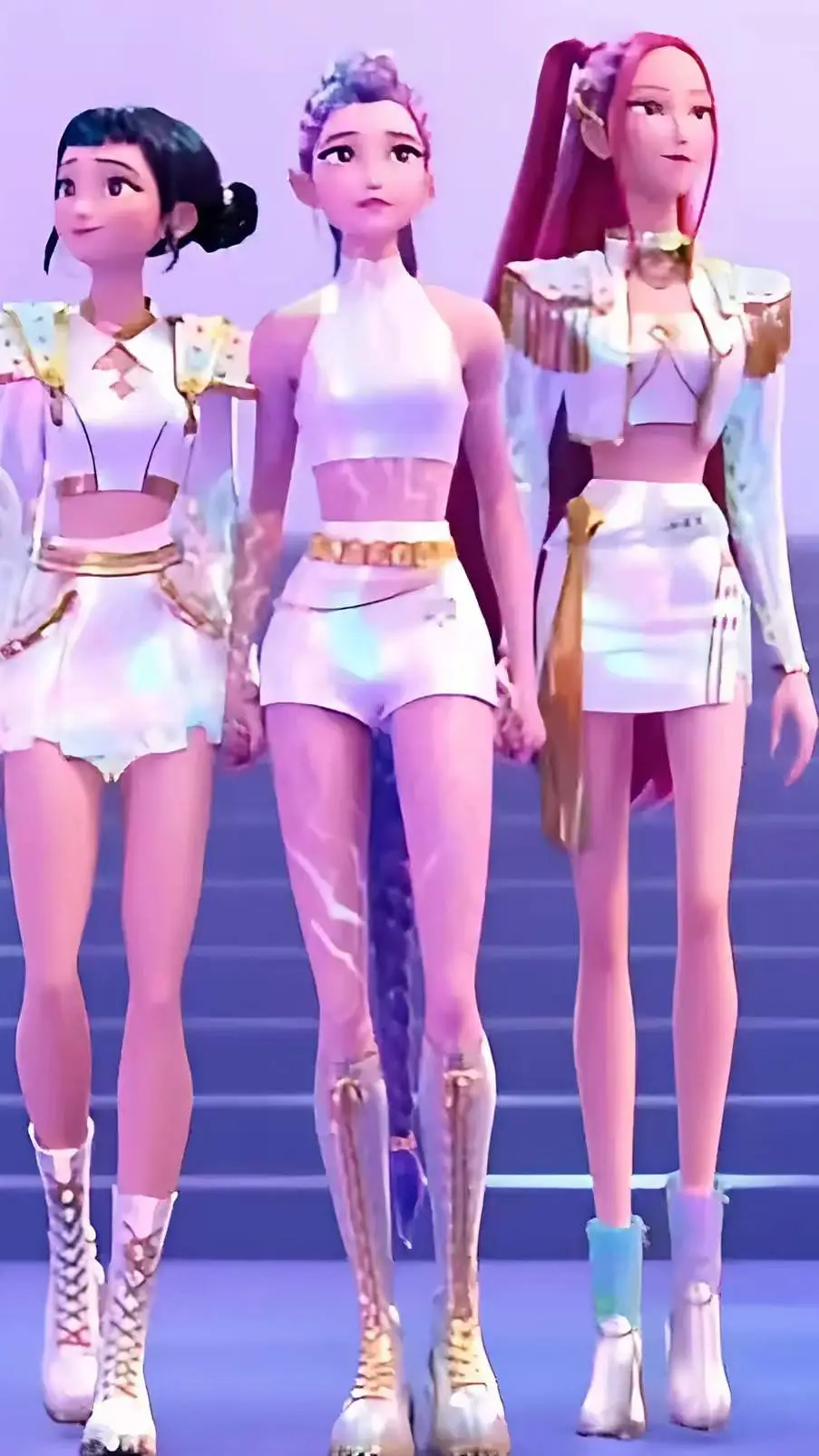 ai character: huntrix group(kdh) background