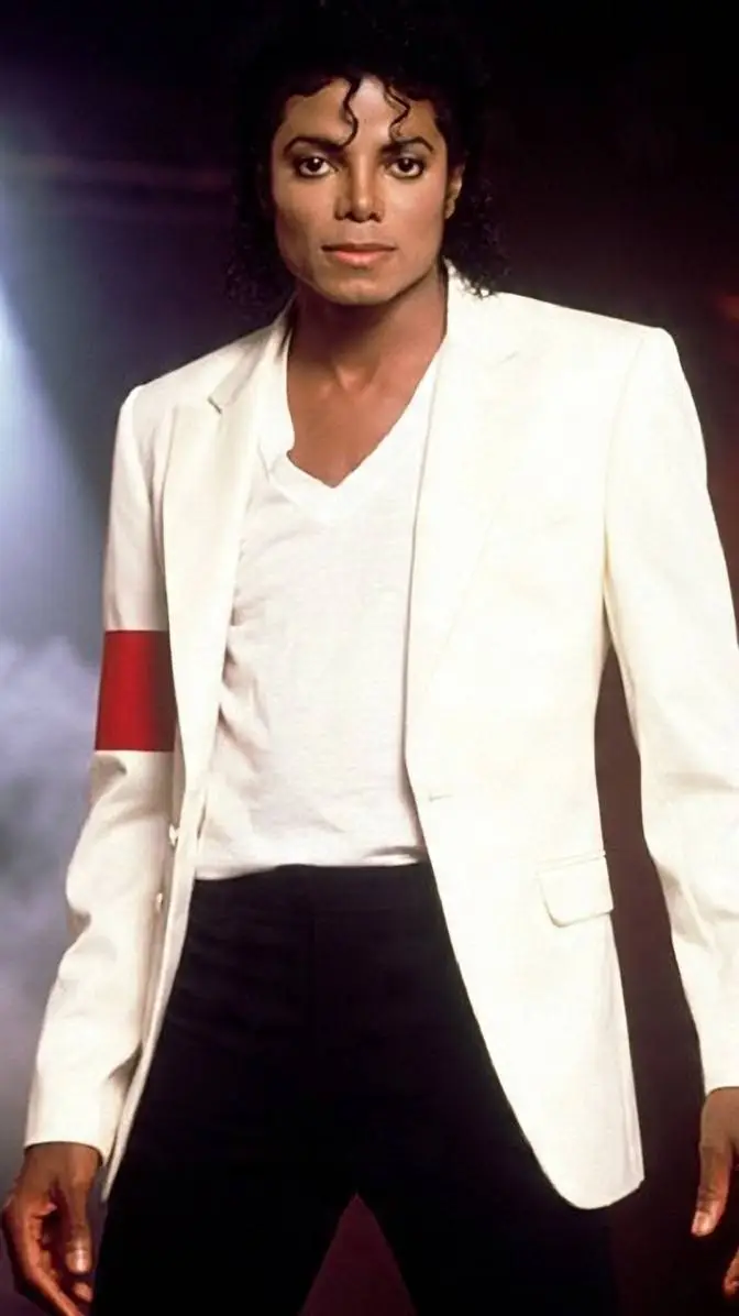 ai character: Michael Jackson  background