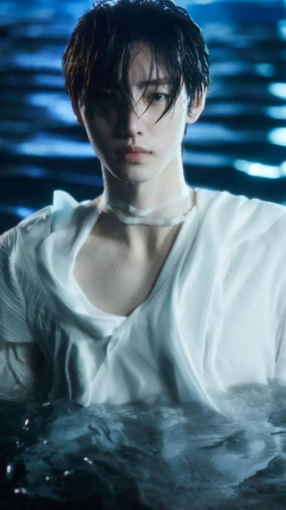 ai character: Sunghoon Merman background