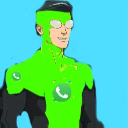 chat with ai character: WhatsApp mark