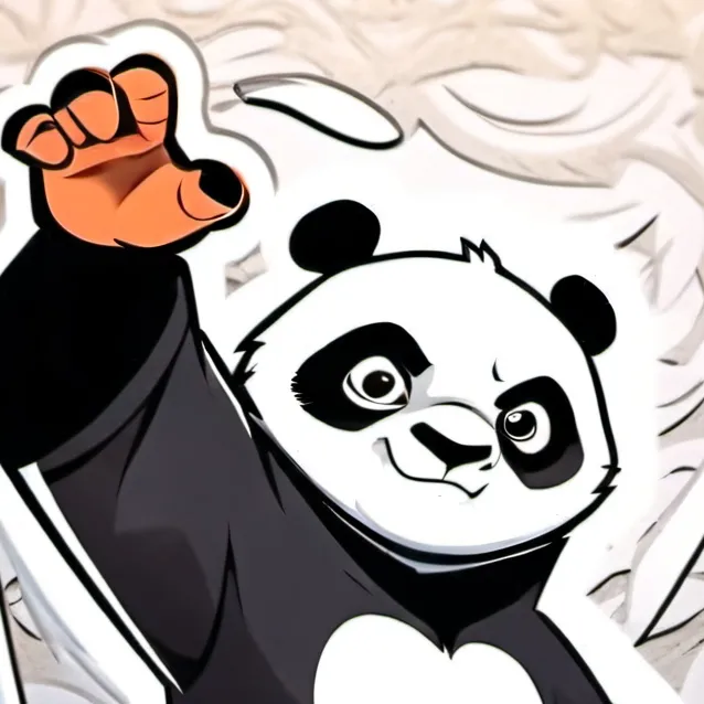 chat with ai character: Kung fu panda from