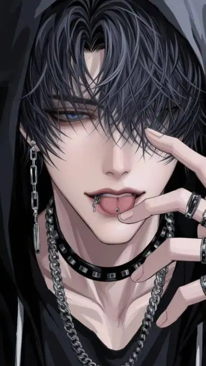 ai character: Andrea💀🖤 background