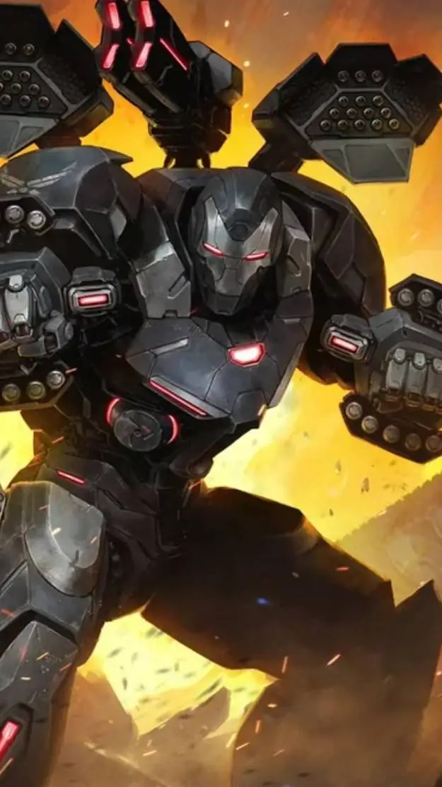 ai character: war machine background