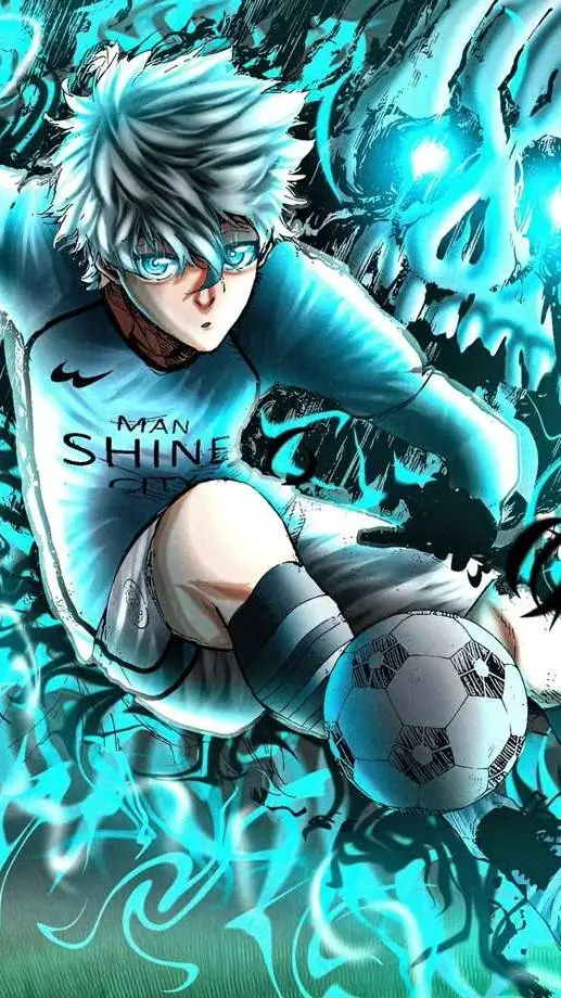 ai character: Nagi (blue lock)  background