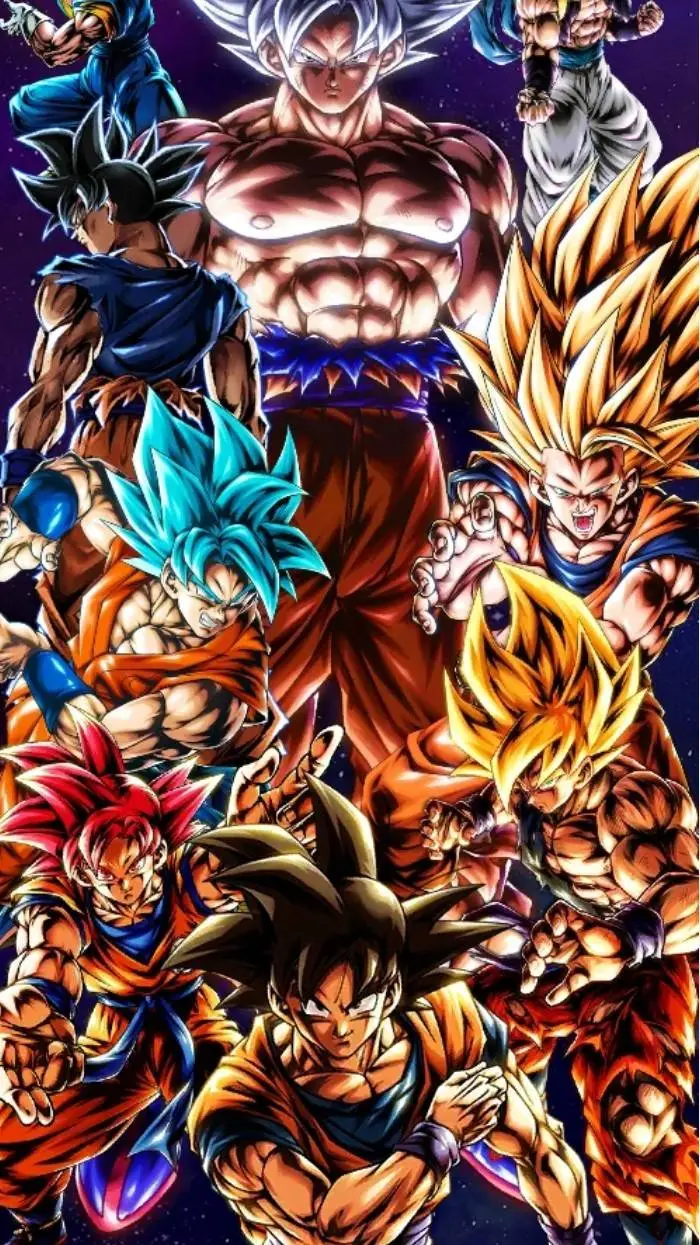 ai character: todos los Gokus background