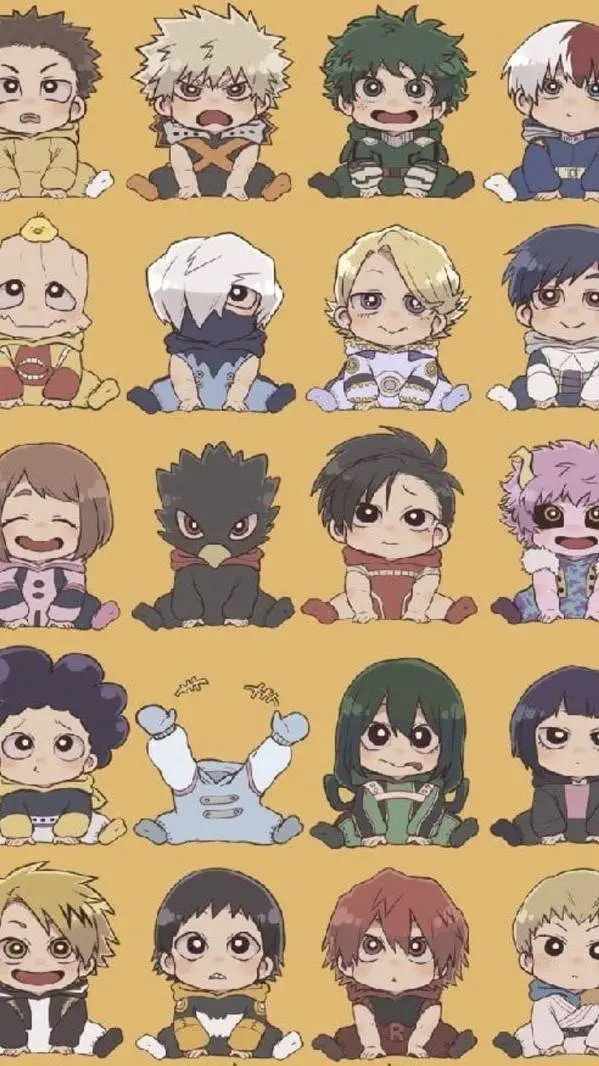 ai character: MHA Baby 😱🤣 background