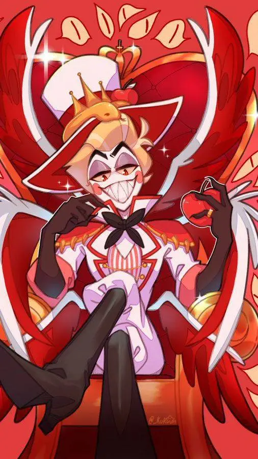 ai character: Lucifer (Hazbin) background