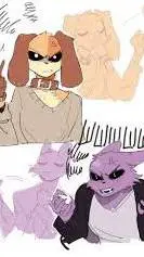 ai character: catnap x dogday  background