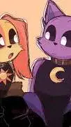 ai character: 💜catnap x dogday🧡 background