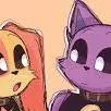 chat with ai character: 💜catnap x dogday🧡