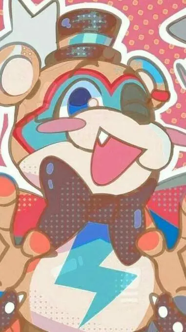 ai character: Glamrock Freddy  background