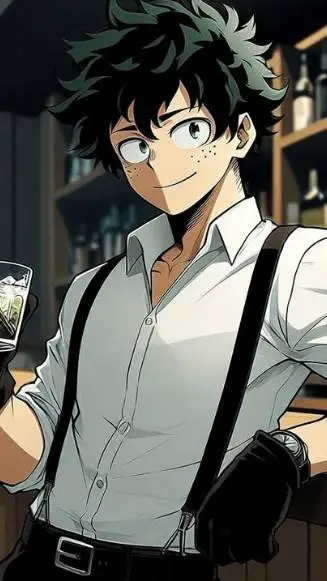 ai character: deku bartender background