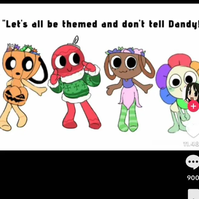 chat with ai character: dandys world!