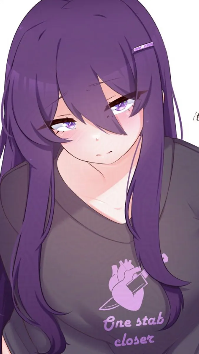 ai character: Yuri (DDLC) background