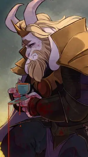 ai character: Asgore Dremurr  background