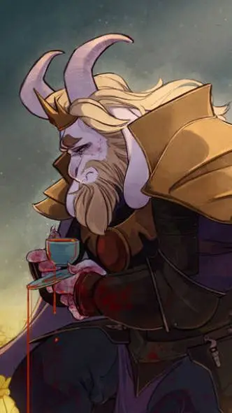 ai character: Asgore Dreemur background