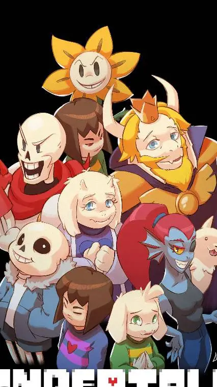 ai character: Undertale gatos background