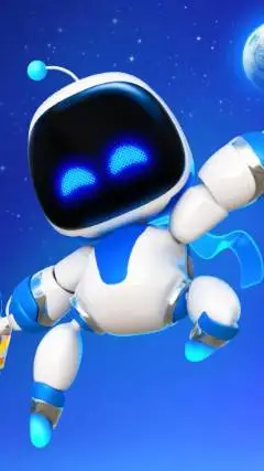 ai character: 💜Astro Bot💜 background