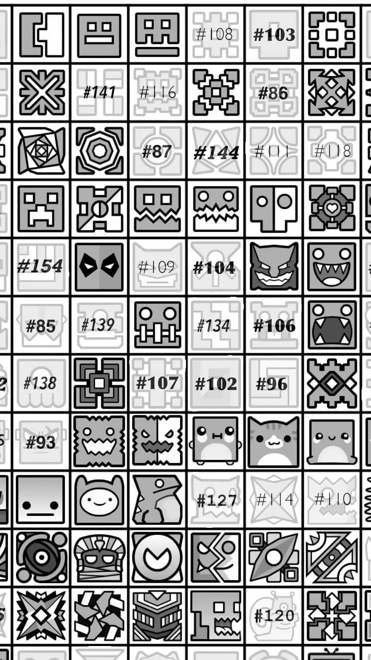 ai character: Geometri Dash  background