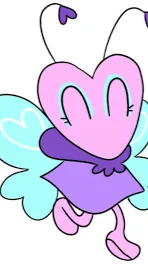 ai character: Flutter  background