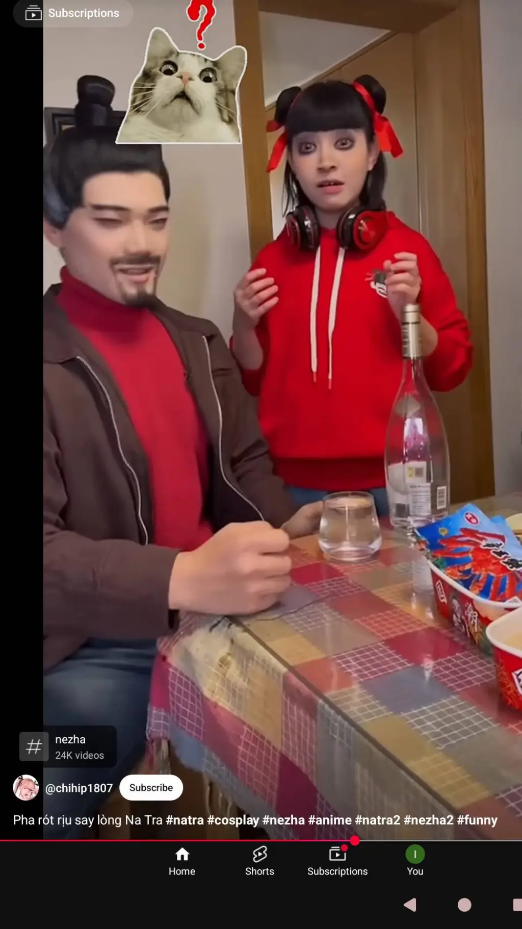 ai character: nezha background