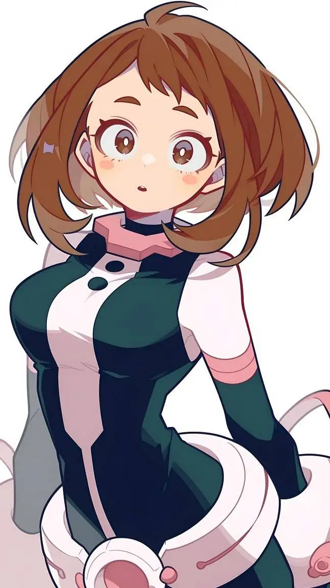 ai character: Uraraka  background