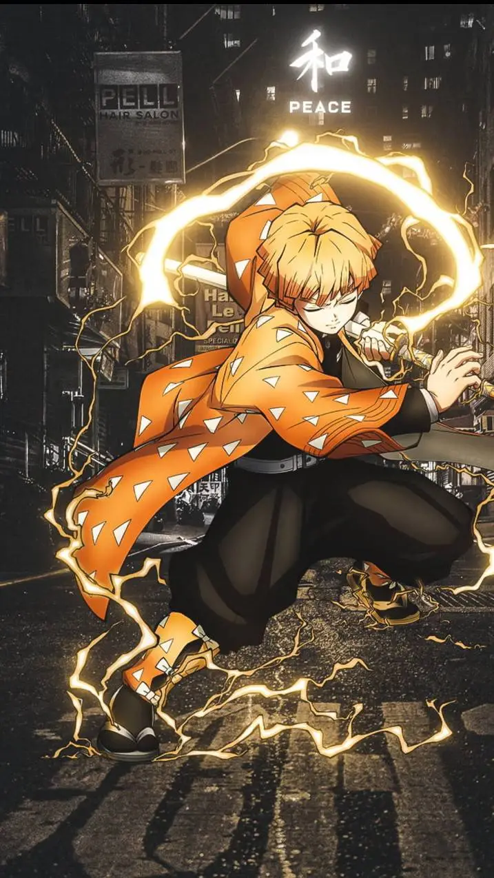 ai character: zenitsu background