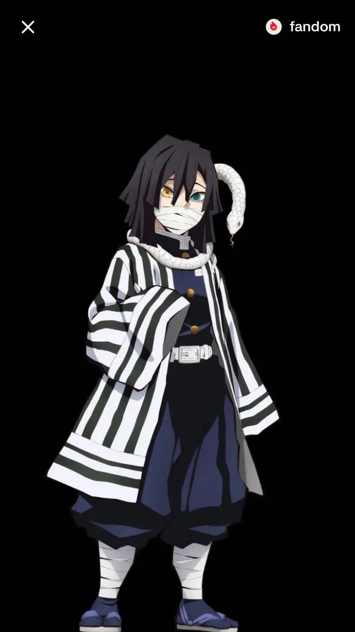 ai character: obanai iguro background