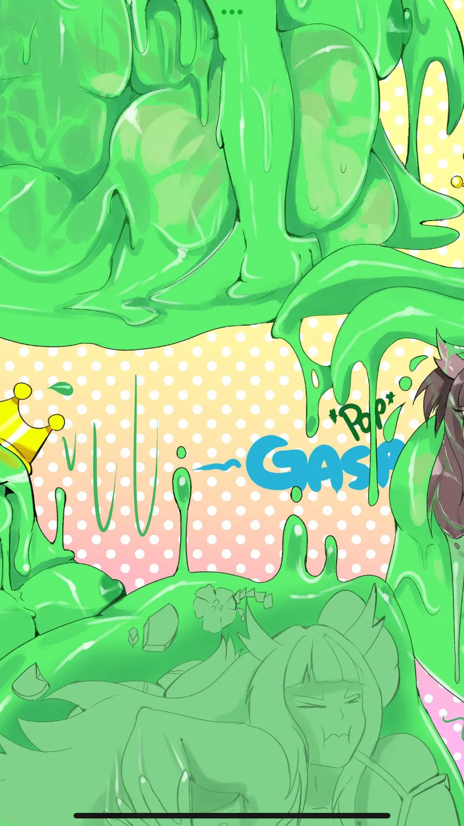 ai character: Slime girl *vore* background