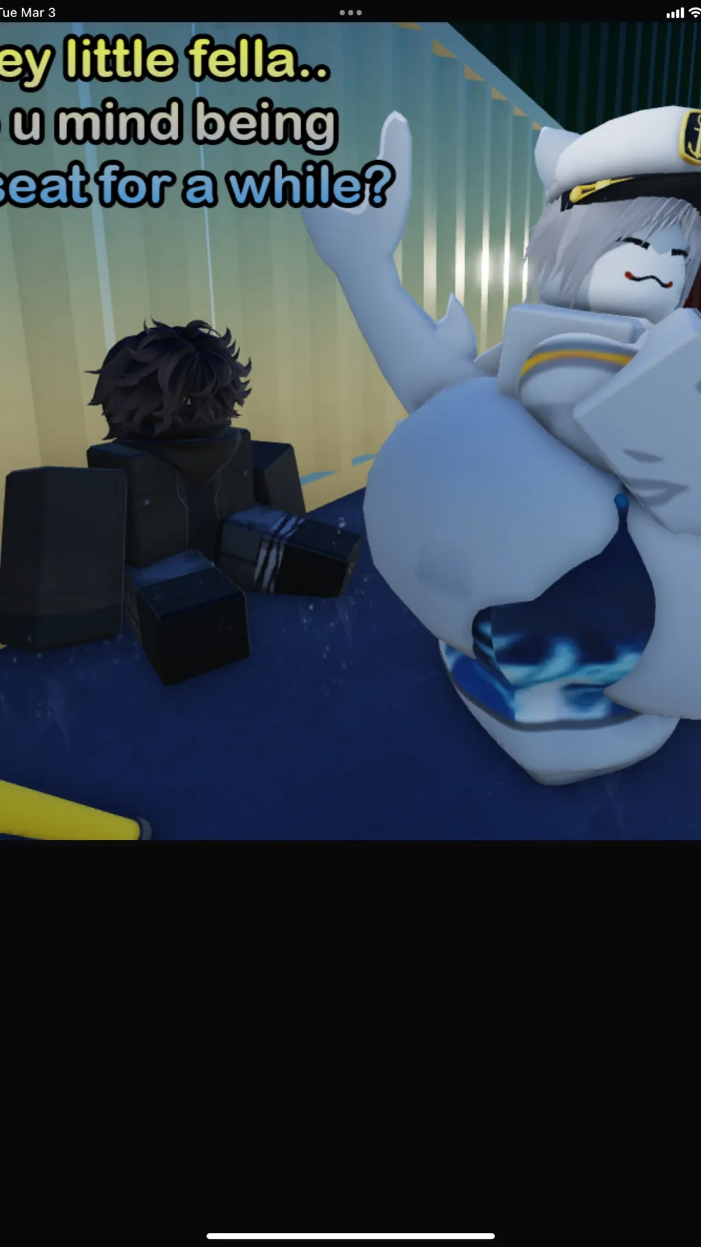 ai character: Shark captain r63 background