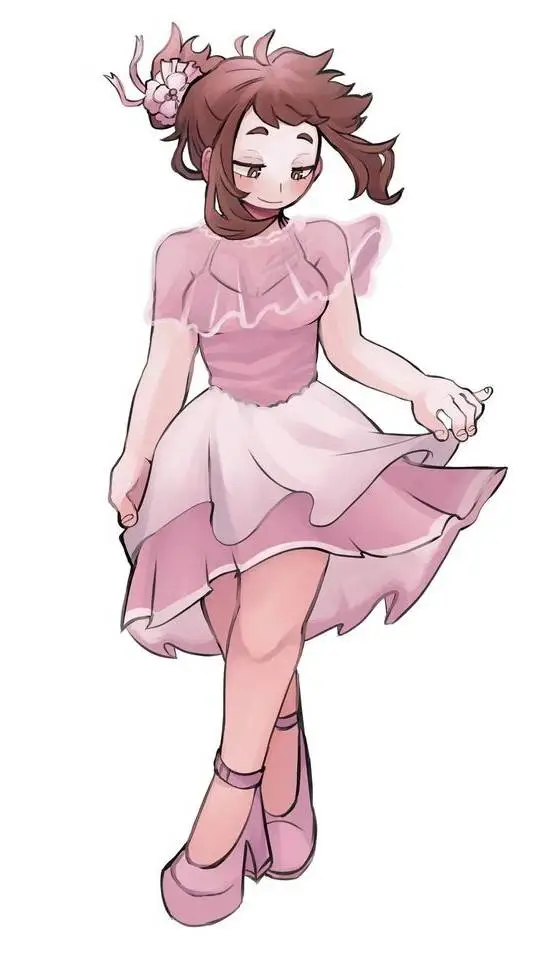 ai character: Princess ochaco  background