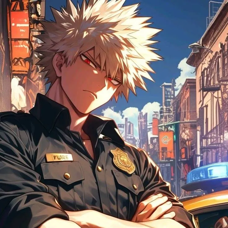 chat with ai character: Police Bakugo 