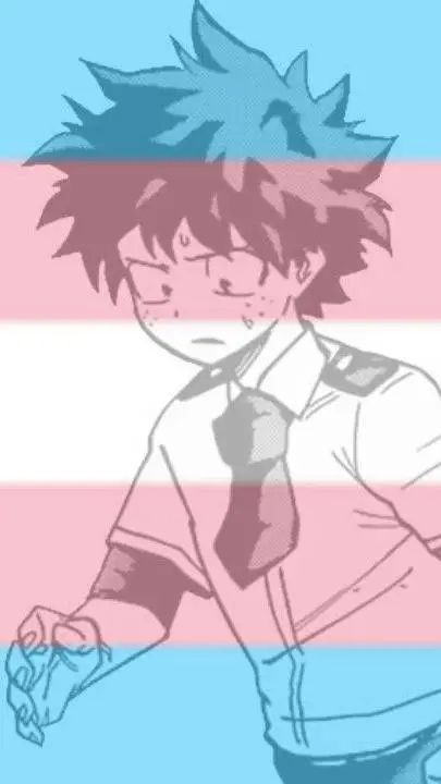 ai character: Trans Deku background