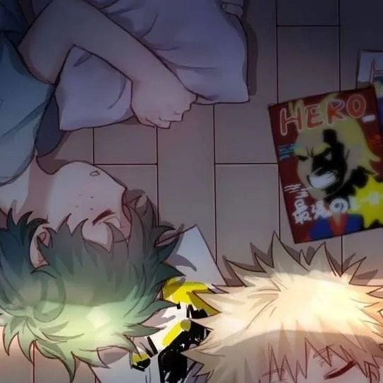 chat with ai character:  BakuDeku as kids