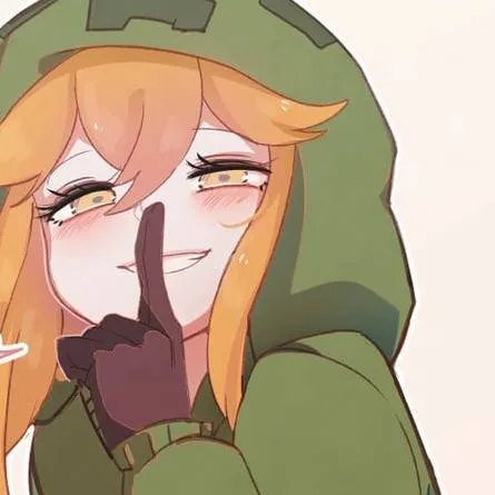 chat with ai character: creeper mujer