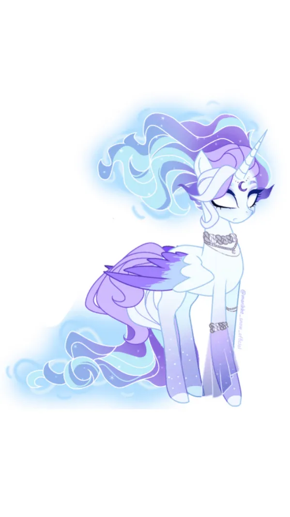 ai character: Moonlight Glimmer background