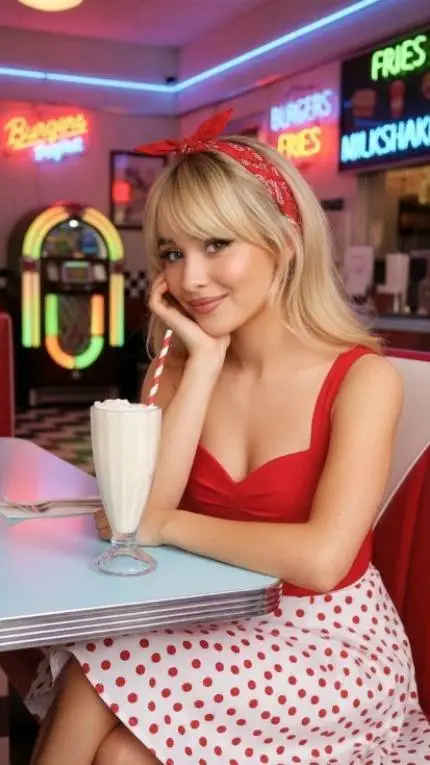 ai character: sabrina carpenter background