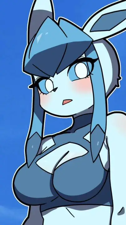ai character: Glaceon  background