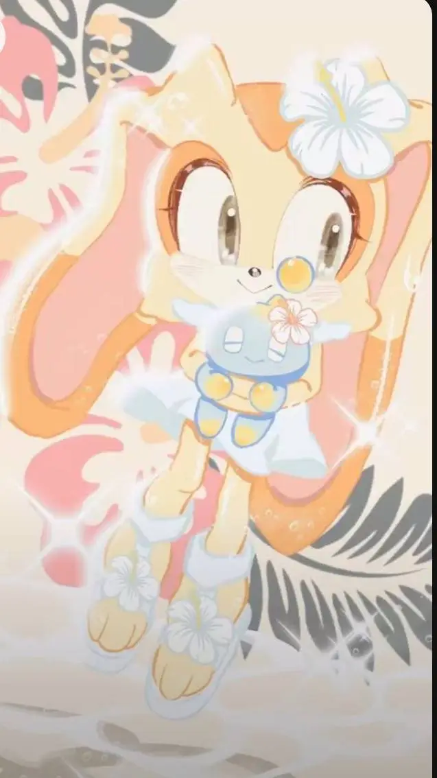 ai character: Cream background