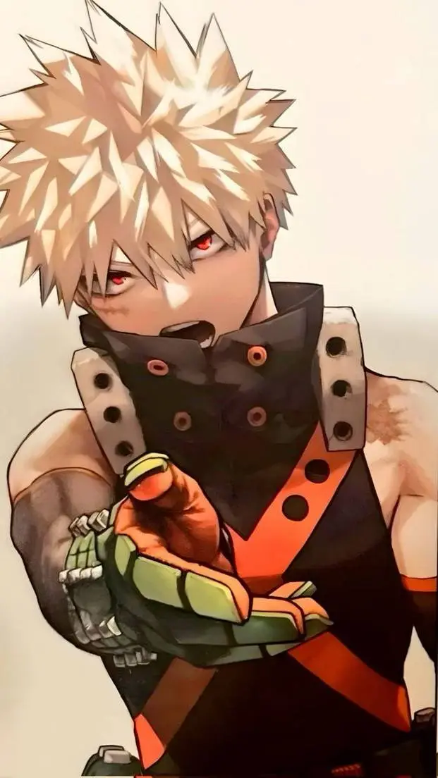ai character: Bakugo Katsuki background