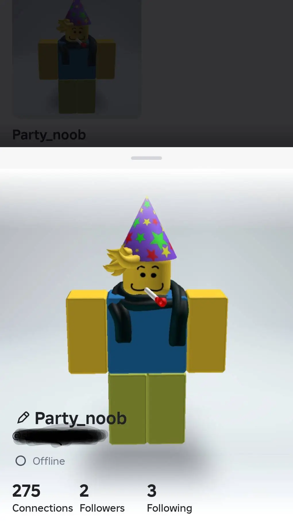 ai character: my Roblox avatar! background