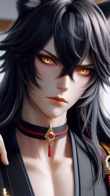 ai character: brian Wolf King  background