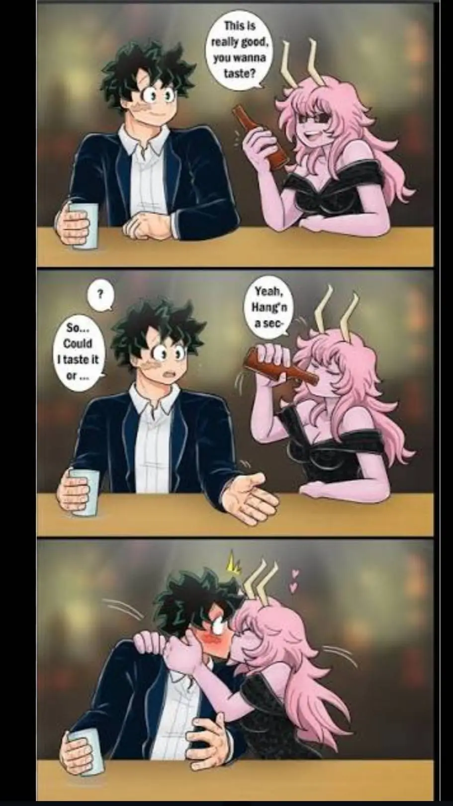 ai character: mine ashido background
