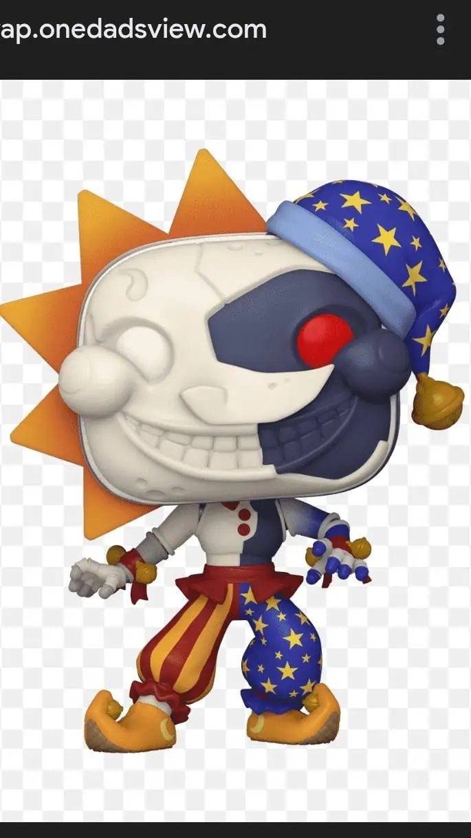 ai character: sun X moon background